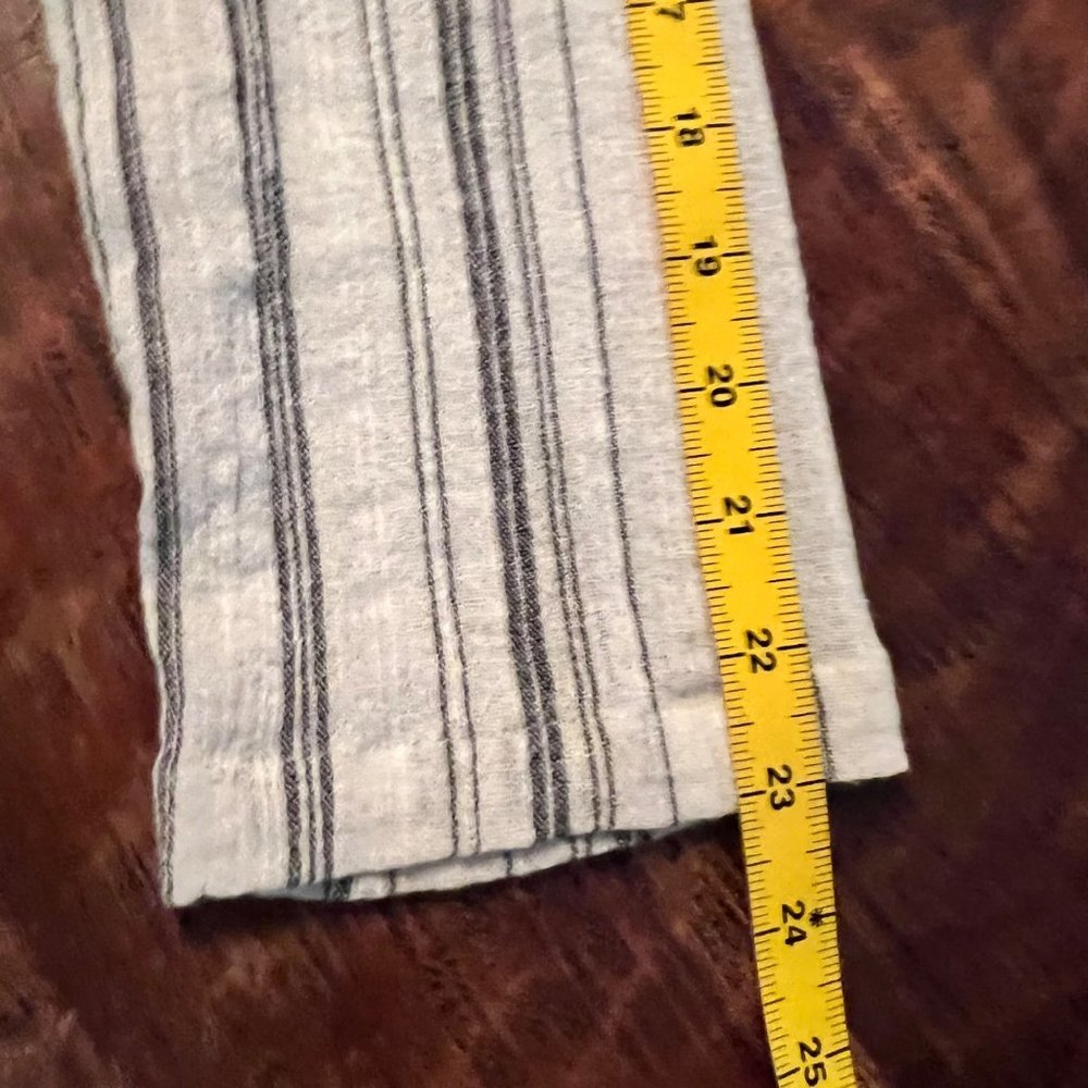 Billabong Grey Stripe Tunic/Coverup M - Picture 5 of 13